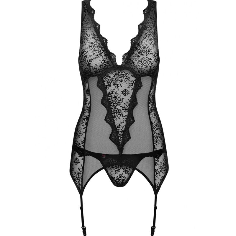 OBSESSIVE - CORSET ET STRING EMPERITA XXL