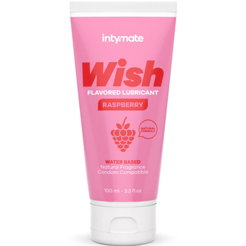 LUBRIFIANT AU GOÛT DE FRAMBOISE INTIMATELINE INTYMATE - WISH 100 ML