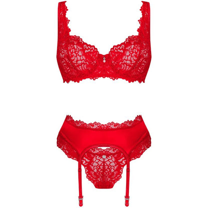 OBSESSIVE - SET 3 PIEZAS AMOR CHERRIS S/M