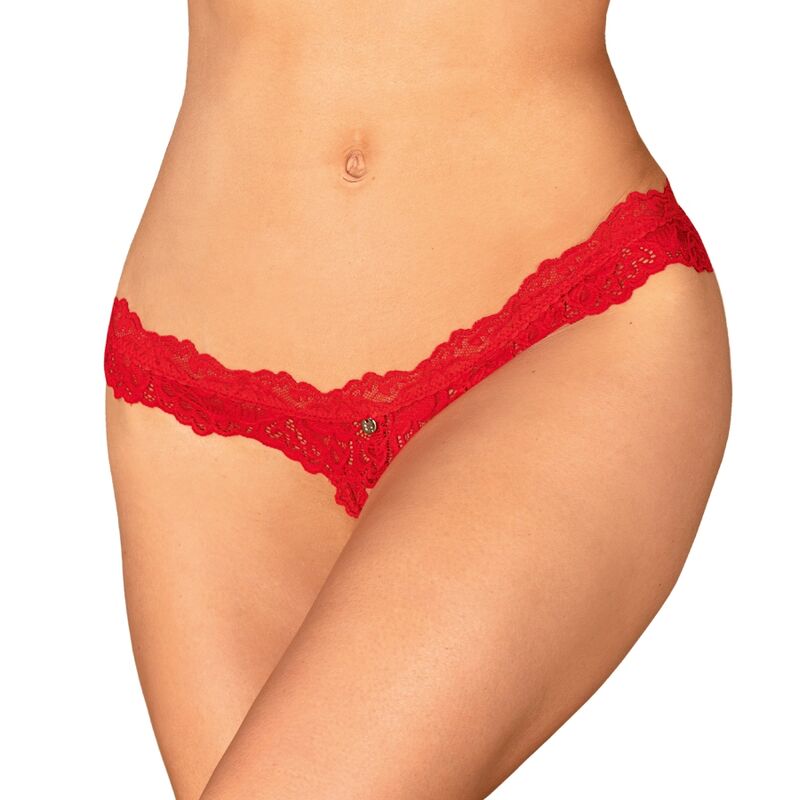 OBSESSIVE - AMOR CHERRIS STRING OUVERT L/XL