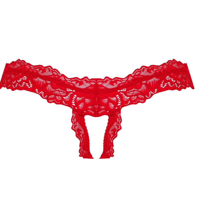 OBSESSIVE - AMOR CHERRIS STRING OUVERT L/XL