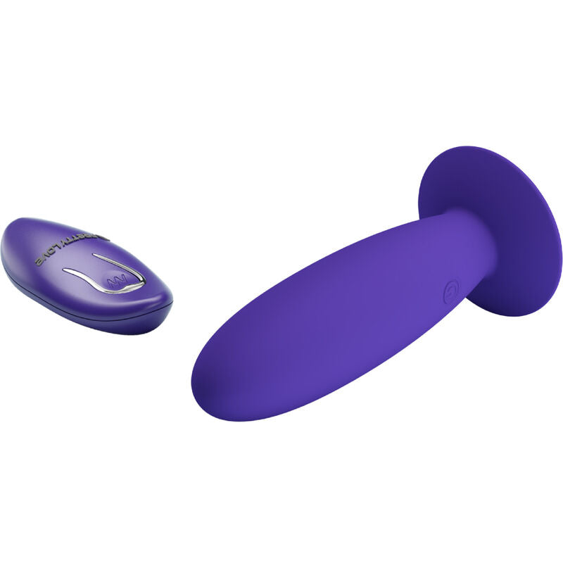 PRETTY LOVE - YOUTH PLUG ANAL VIBRATOR REMOTE CONTROL VIOLET