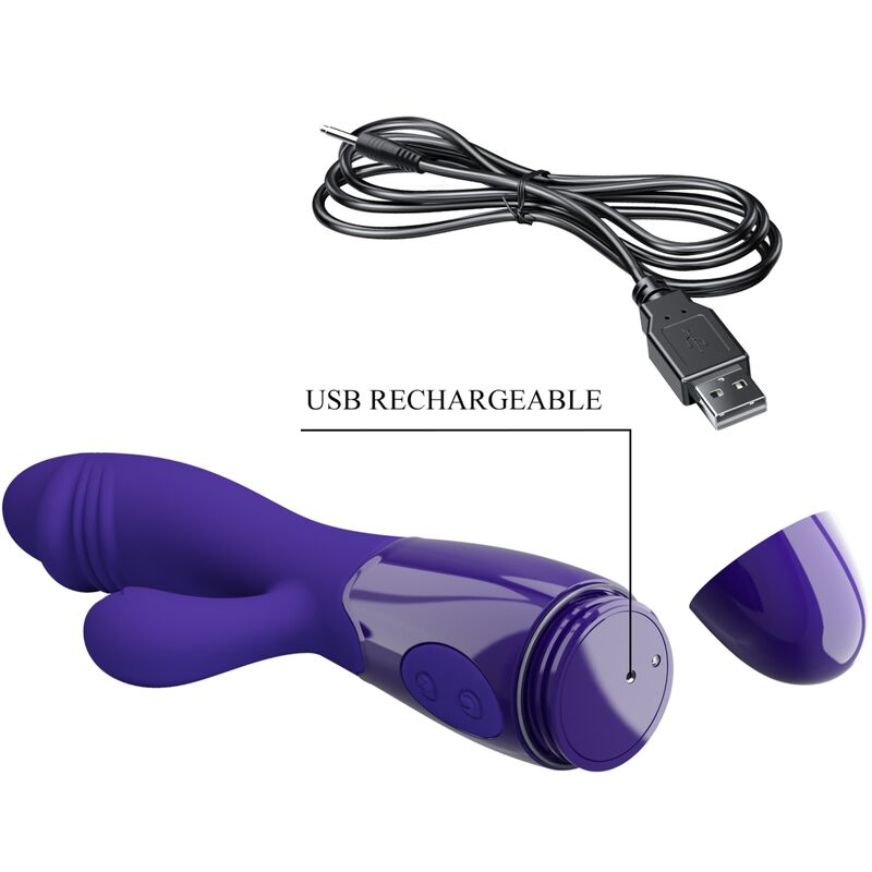 PRETTY LOVE - SNAPPY YOUTH VIBRATOR & G-SPOT STIMULATOR VIOLET