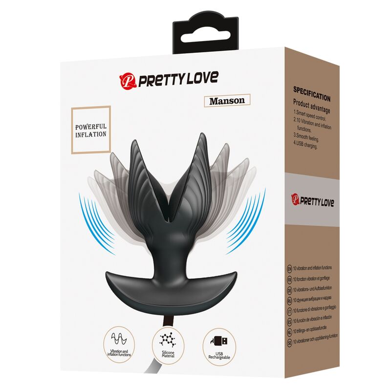 PRETTY LOVE - INFLATABLE & RECHARGEABLE ANAL PLUG