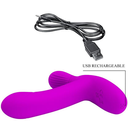 PRETTY LOVE - GERI CLITORIS MASSAGER PINK REMOTE CONTROL