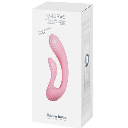 ADRIEN LASTIC - VIBRADOR G-WAVE DUAL RABBIT ROSA