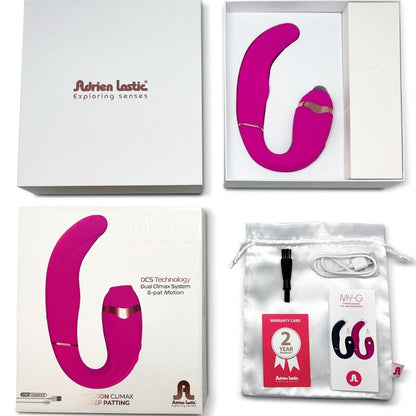 ADRIEN LASTIC - MYG ASPIRATEUR DE CLITORIS ET STIMULATEUR DE POINT G ROSE