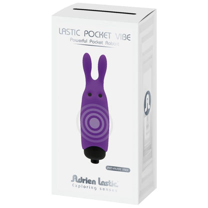 ADRIEN LASTIC - VIBRADOR CONEJO VIOLETA DE BOLSILLO LASTIC