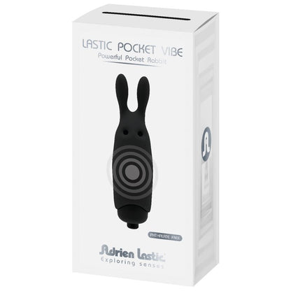 ADRIEN LASTIC - VIBRATEUR DE POCHE LASTIC LAPIN NOIR