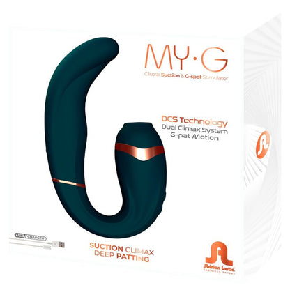 ADRIEN LASTIC - MY·G ASPIRATEUR DE CLITORIS ET STIMULATEUR DE POINT G VERT FONCÉ