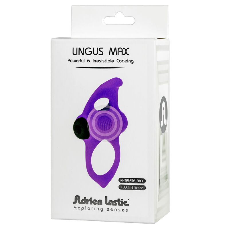 ADRIEN LASTIC - ANNEAU VIBRATEUR LINGUS MAX VIOLET