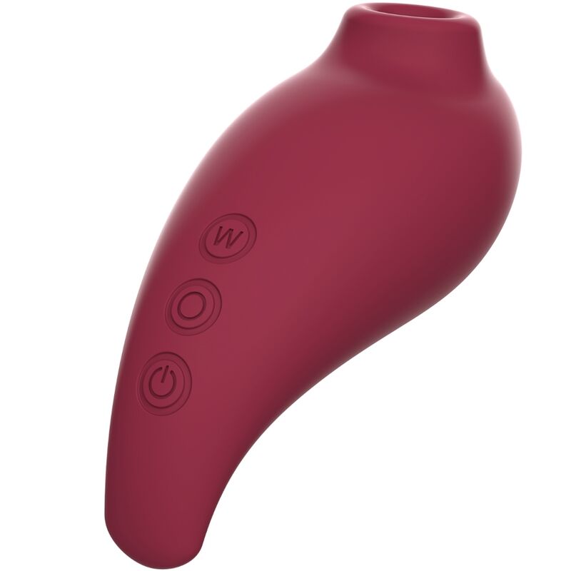 ADRIEN LASTIC - SUCCIONADOR DE CLÍTORIS INSPIRATION + HUEVO VIBRADOR ROJO - APP GRATUITA