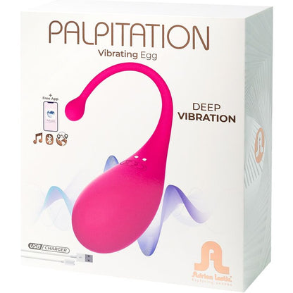 ADRIEN LASTIC - HUEVO VIBRADOR PALPITANTE ROSA - APLICACIÓN GRATUITA