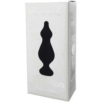 ADRIEN LASTIC - PLUG ANAL AMUSE SILICONA NEGRO TALLA L