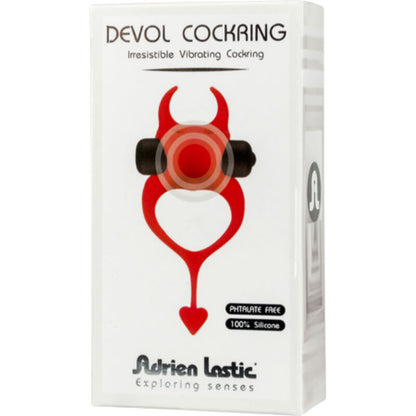 ADRIEN LASTIC - ANILLO VIBRADOR DEVOL COCKRING ROJO