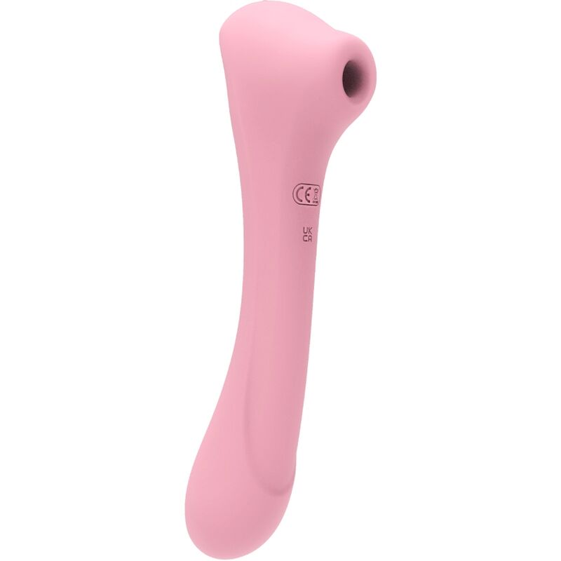 FEMINTIMATE - DAISY MASSAGER SUCTION AND VIBRATOR PINK