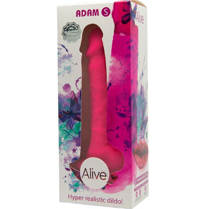 VIVO - PENE REALISTA DE ADÁN FUCSIA 17,75 CM