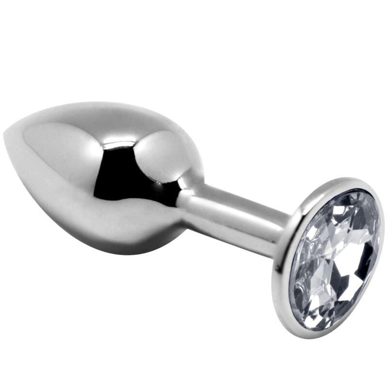 ALIVE - PLUG ANAL PLACER MINI METAL BLANCO TALLA L