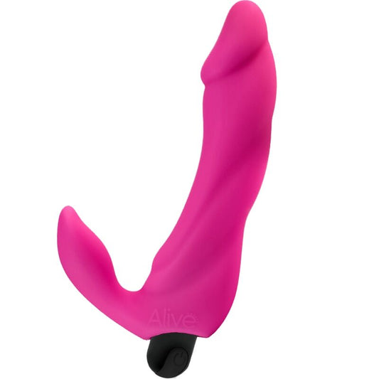 ALIVE - DILDO VIBRATEUR BIFUN PRO ROSE 14,9 CM