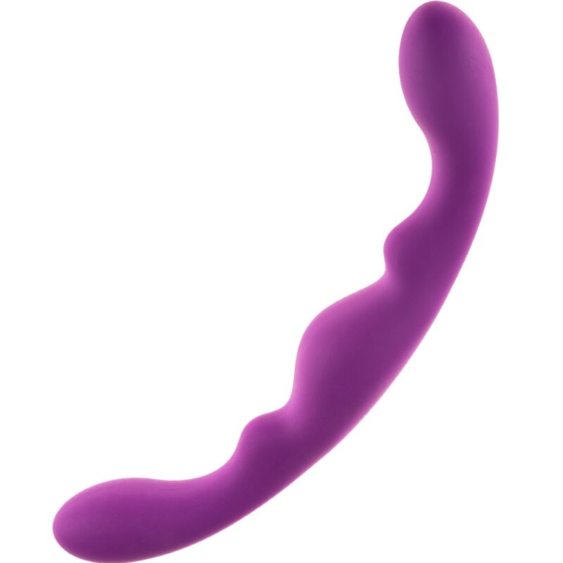 ALIVE - LUNA DILDO DOUBLE PÉNÉTRATION VIOLET SILICONE 25 CM