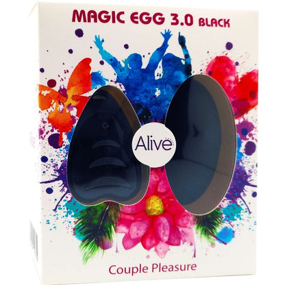 ALIVE - MAGIC EGG 3.0 OEUF VIBRANT TÉLÉCOMMANDÉ NOIR