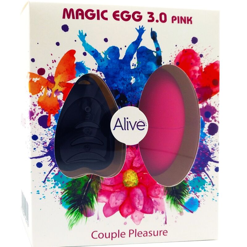 ALIVE - MAGIC EGG 3.0 OEUF VIBRANT TÉLÉCOMMANDÉ ROSE