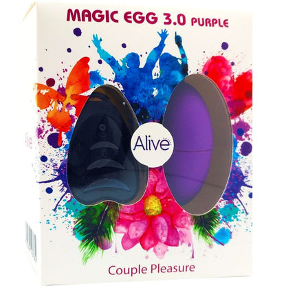 ALIVE - MAGIC EGG 3.0 OEUF VIBRANT TÉLÉCOMMANDÉ VIOLET