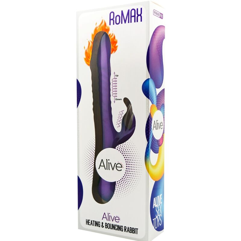 ALIVE - ROMAX VIBRADOR CONEJO SILICONA VIOLETA