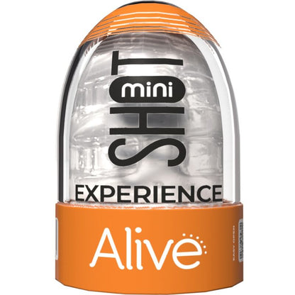 ALIVE - SHOT EXPERIENCE MINI MASTURBATEUR TRANSPARENT