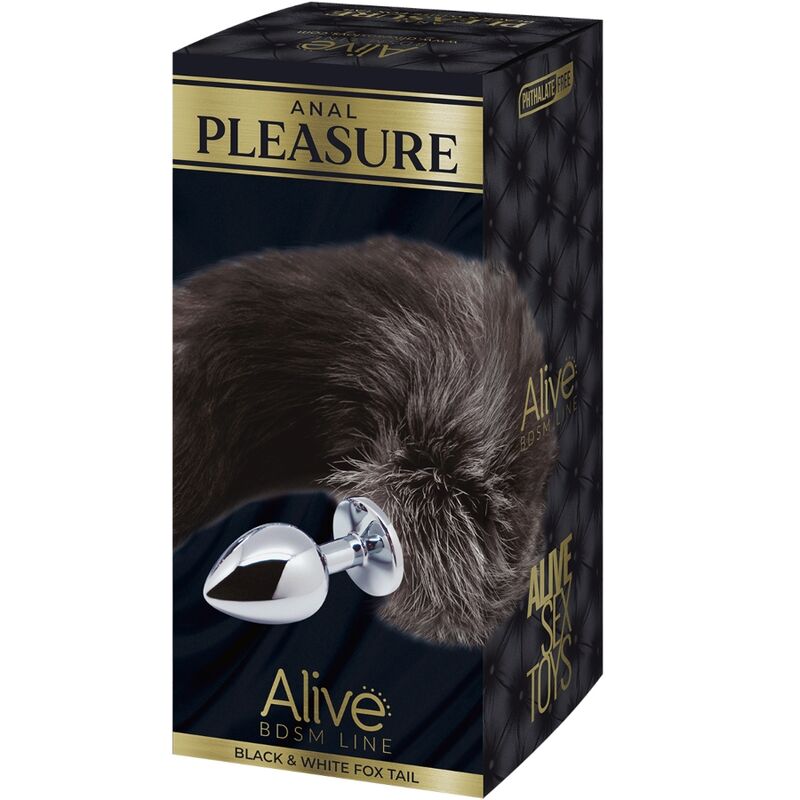 ALIVE - PLUG PLAISIR ANAL QUEUE DE RENARD EN METAL TAILLE M