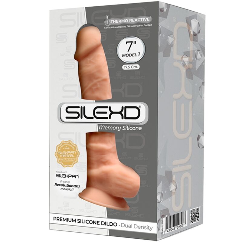 SILEXD - MODÈLE 1 PÉNIS RÉALISTE SILEXPAN SILICONE PREMIUM 17,5 CM