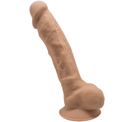 SILEXD - MODÈLE 1 PÉNIS RÉALISTE PREMIUM SILEXPAN SILICONE CARAMEL 17,5 CM