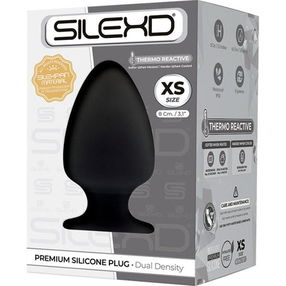 SILEXD - MODÈLE 1 PLUG ANAL PREMIUM SILEXPAN SILICONE PREMIUM THERMOREACTIF TAILLE XS