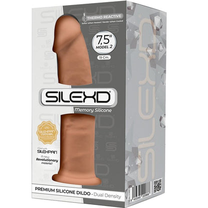 SILEXD - MODELO 2 PENE REALISTA PREMIUM SILEXPAN SILICONA CARAMELO 19 CM