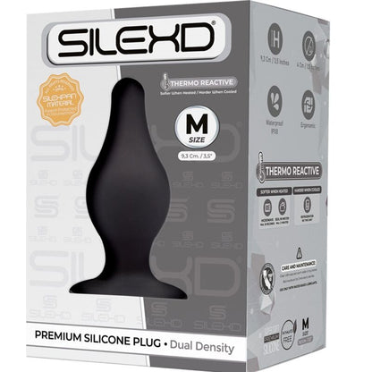 SILEXD - MODÈLE 2 PLUG ANAL PREMIUM SILEXPAN SILICONE PREMIUM THERMORÉACTIF TAILLE M