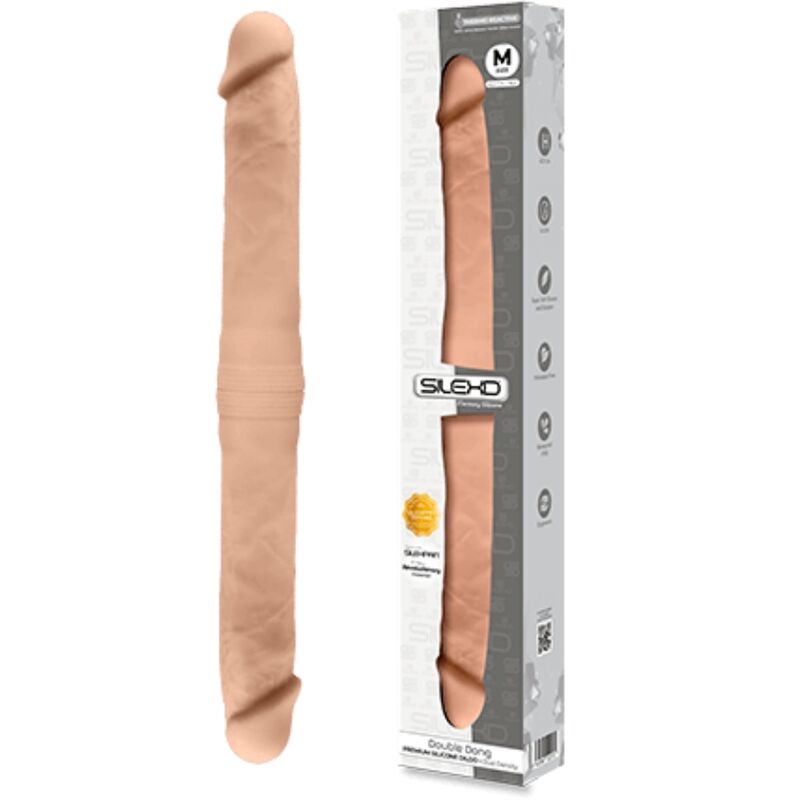 SILEXD - DOUBLE PÉNIS RÉALISTE SILEXPAN SILICONE PREMIUM 42,5 CM