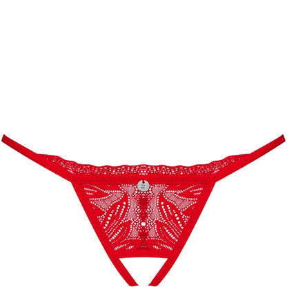 OBSESSIVE - CHILISA THONG CROTCHLESS XS/S