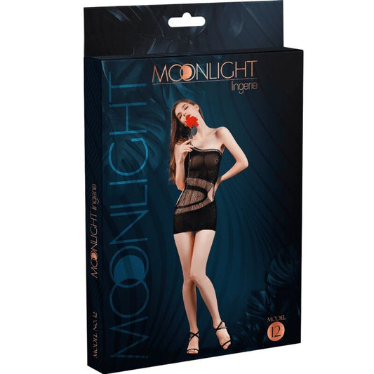 MOONLIGHT - MODEL 12 DRESS BLACK ONE SIZE