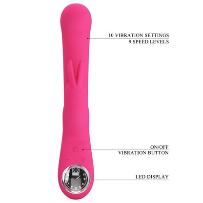 PRETTY LOVE - LAMAR RABBIT VIBRATOR & PINK G-SPOT