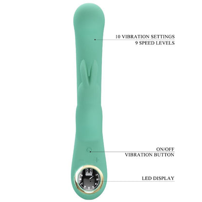 PRETTY LOVE - VIBRADOR CONEJO LAMAR Y PUNTO G VERDE