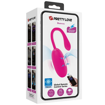 PRETTY LOVE - HUEVO VIBRADOR RECARGABLE DOREEN MAGENTA