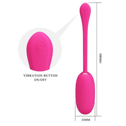 PRETTY LOVE - HUEVO VIBRADOR RECARGABLE DOREEN MAGENTA