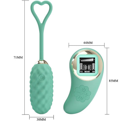 PRETTY LOVE - VIVIAN GREEN REMOTE CONTROL VIBRATING EGG