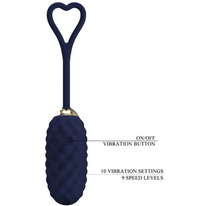 PRETTY LOVE - VIVIAN BLUE REMOTE CONTROL VIBRATING EGG