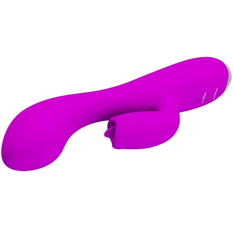 PRETTY LOVE - GLORIA RECHARGEABLE RABBIT VIBRATOR-WATERPROOF PURPLE