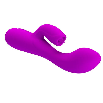 PRETTY LOVE - GLORIA RECHARGEABLE RABBIT VIBRATOR-WATERPROOF PURPLE