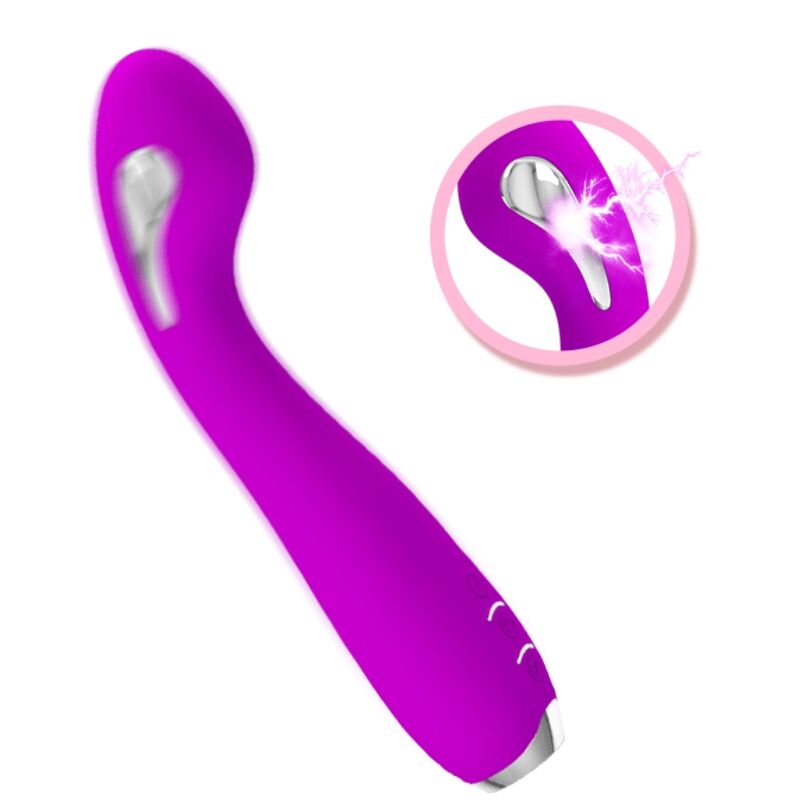 PRETTY LOVE - HECTOR VIBRATEUR ÉLECTROCHOC RECHARGEABLE ETANCHE VIOLET