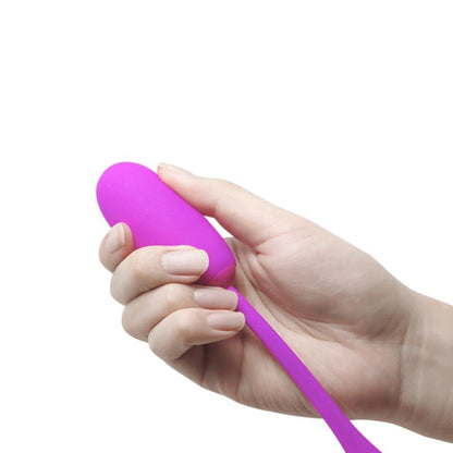 PRETTY LOVE - JULIUS WATERPROOF-RECHARGEABLE VIBRATING EGG PURPLE