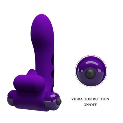 PRETTY LOVE - ORLANDO PURPLE VIBRATOR FINGER COVER