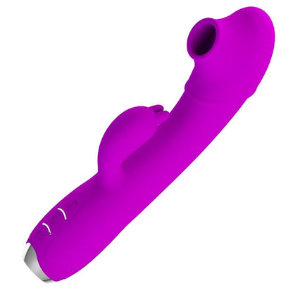 PRETTY LOVE - VIBRATEUR-SUCCION RECHARGEABLE REGINA VIOLET